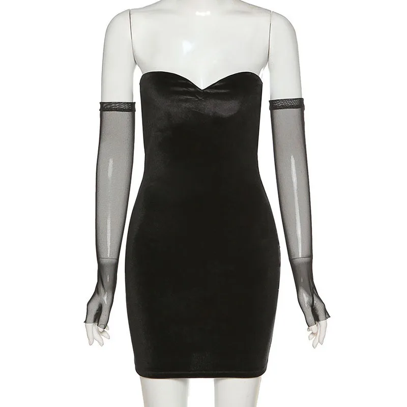 Fashion Trend Black Off Strapless Party Women Bodycon Drseese Elegant Slimple Slim Backless Female Mini Dress Sexy Intimates Top
Fashion Trend Black Off Strapless Party Women Bodycon Drseese Elegant Slimple Slim Backless Female Mini Dress Sexy Intimates Top