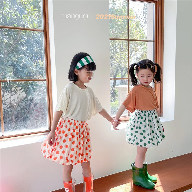 Summer Girls Fashion Dot Ruffled Lantern Skirt Kids Cute Cool Bubble Skirt Baby Girl Casual Clothes
Summer Girls Fashion Dot Ruffled Lantern Skirt Kids Cute Cool Bubble Skirt Baby Girl Casual Clothes
