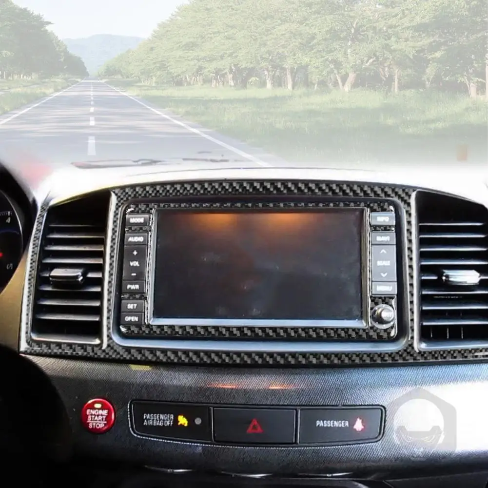 2Pcs Carbon Fiber Navigation Display Panel Frame Trim Covers for Mitsubishi Lancer EVO 08-15
2Pcs Carbon Fiber Navigation Display Panel Frame Trim Covers for Mitsubishi Lancer EVO 08-15
