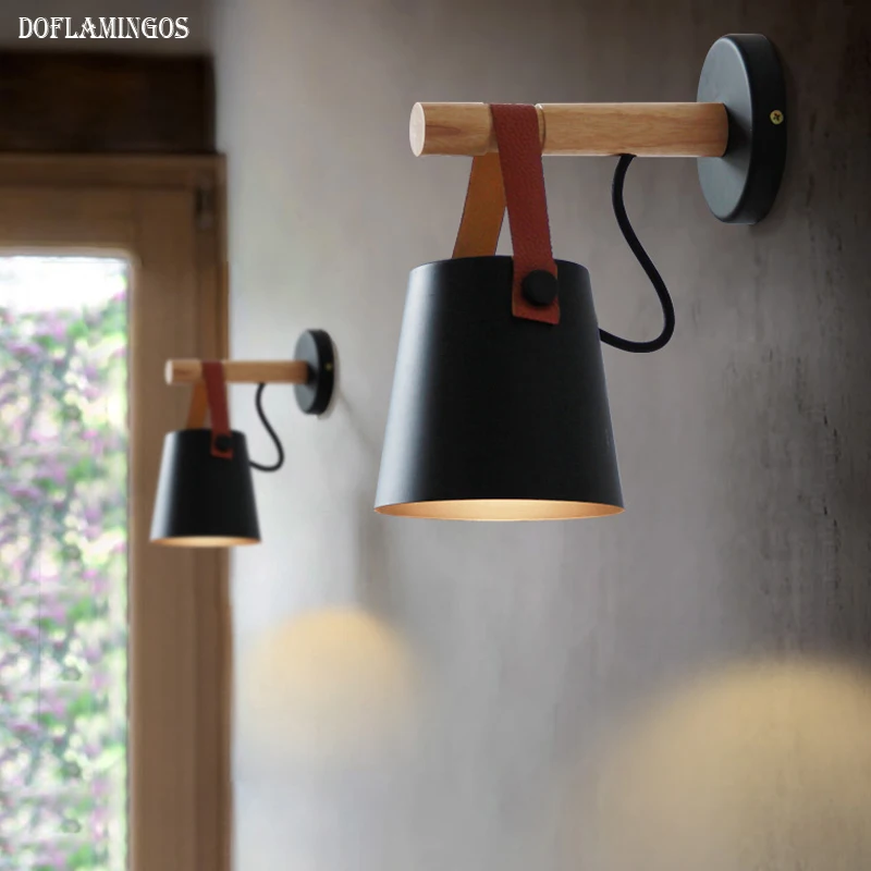 New Led E27 Wall Lamp Solid Wood Wall Lamp Bedside Lamp Night Lamp Modern Nordic Lampshade Home Decoration Black
New Led E27 Wall Lamp Solid Wood Wall Lamp Bedside Lamp Night Lamp Modern Nordic Lampshade Home Decoration Black