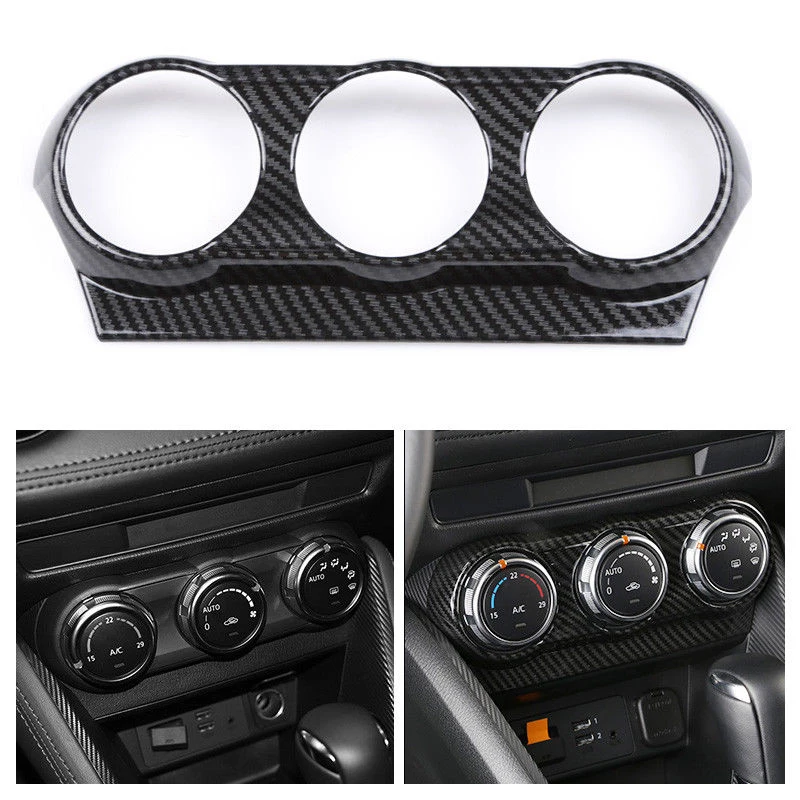 Carbon Fiber Interior Air Condition Outlet Panel Cover Trim for Mazda CX-3 CX3 2015-18
Carbon Fiber Interior Air Condition Outlet Panel Cover Trim for Mazda CX-3 CX3 2015-18