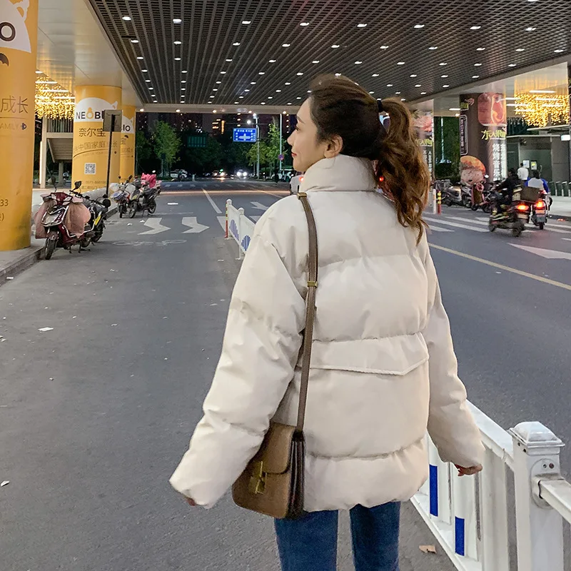 2020 Women Thick Winter Coat Stand Collar Women Single Breasted Warm Solid Color Jacket Coat Oversize Loose Coat Short Outerwe
2020 Women Thick Winter Coat Stand Collar Women Single Breasted Warm Solid Color Jacket Coat Oversize Loose Coat Short Outerwe
