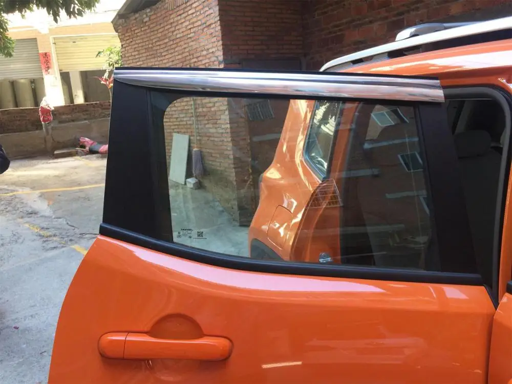 ABS Chrome plastic Window Visor Vent Shades Sun Rain Guard car accessories For Jeep Renegade 2015-2020
ABS Chrome plastic Window Visor Vent Shades Sun Rain Guard car accessories For Jeep Renegade 2015-2020