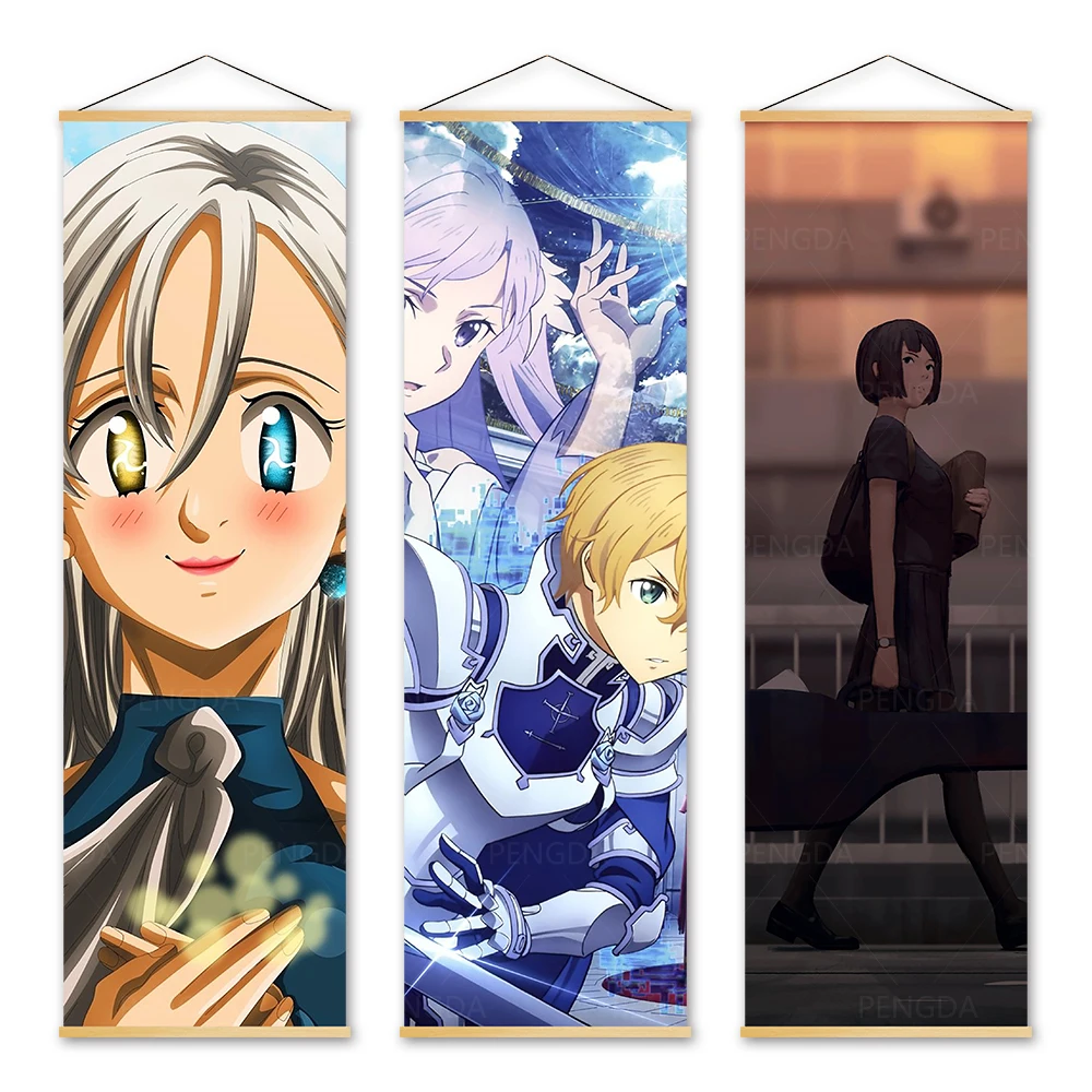 Home Decoration Seven Deadly Sins Canvas Pictures Poster Print Anime Character Wall Art Wooden Scroll Hanging Painting Bedroom
Home Decoration Seven Deadly Sins Canvas Pictures Poster Print Anime Character Wall Art Wooden Scroll Hanging Painting Bedroom
