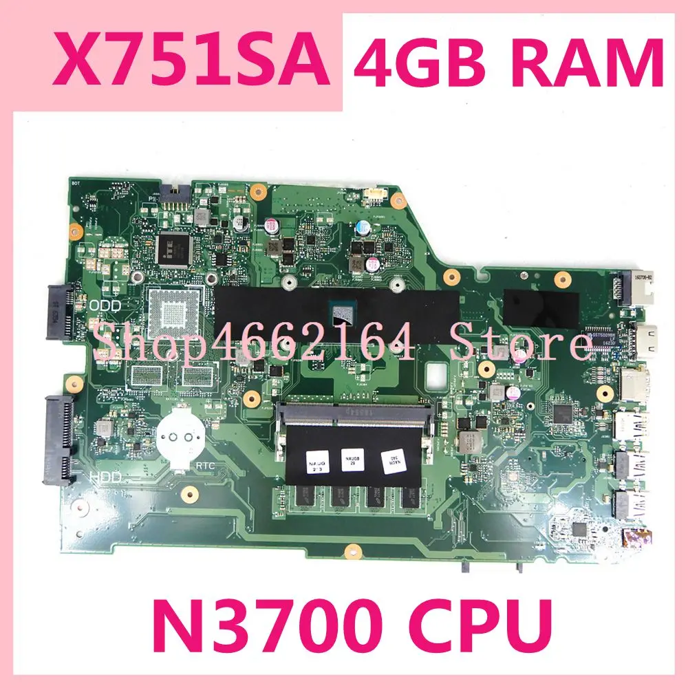 X751SA N3700 CPU 4GB RAM Mainboard For ASUS X751S X751SJ X751SV X751SA Laptop Motherboard 90NB07M0-R00050 Tested free shipping
X751SA N3700 CPU 4GB RAM Mainboard For ASUS X751S X751SJ X751SV X751SA Laptop Motherboard 90NB07M0-R00050 Tested free shipping