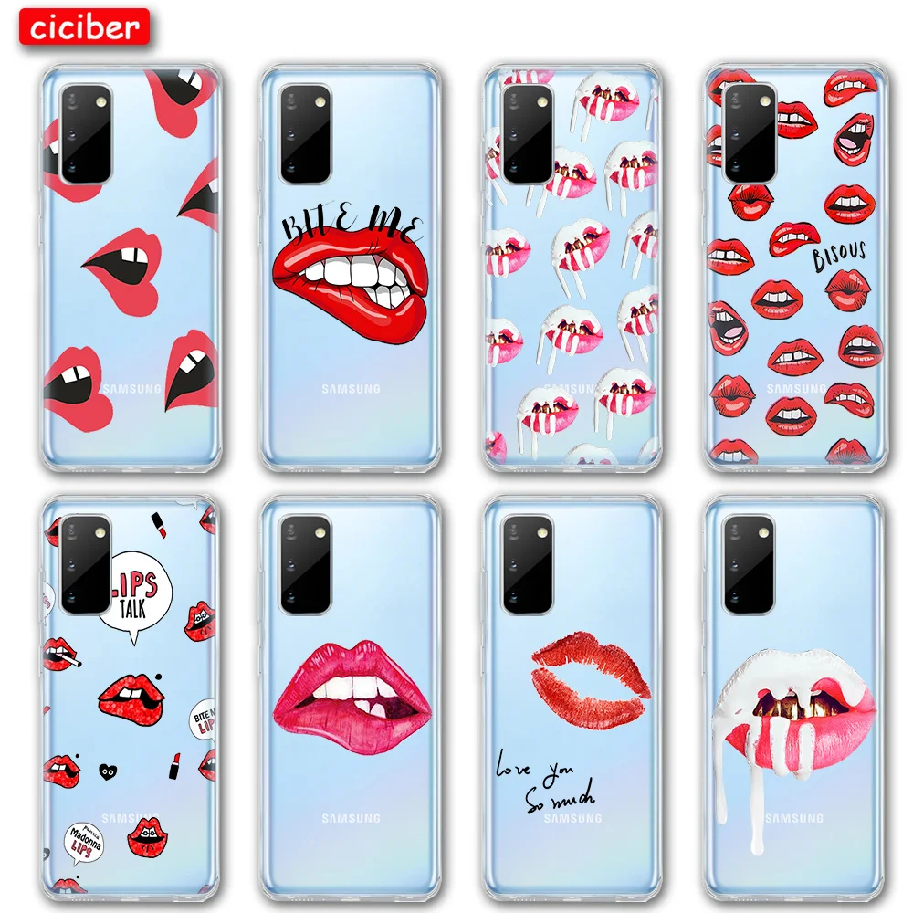 Lips Lipstick Case For Samsung Galaxy S21 S10 S9 S8 S20 Plus Ultra A50 A51 A71 A70 A21S A72 A52 NOTE 20 10 9 Plus Soft TPU Funda
Lips Lipstick Case For Samsung Galaxy S21 S10 S9 S8 S20 Plus Ultra A50 A51 A71 A70 A21S A72 A52 NOTE 20 10 9 Plus Soft TPU Funda