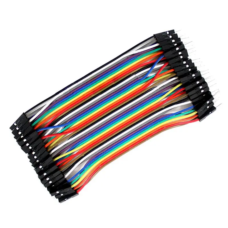 HOT-3X 40 шт. 10 см мужчин и женщин Dupont провода Перемычки для Arduino Макет W2E2 |