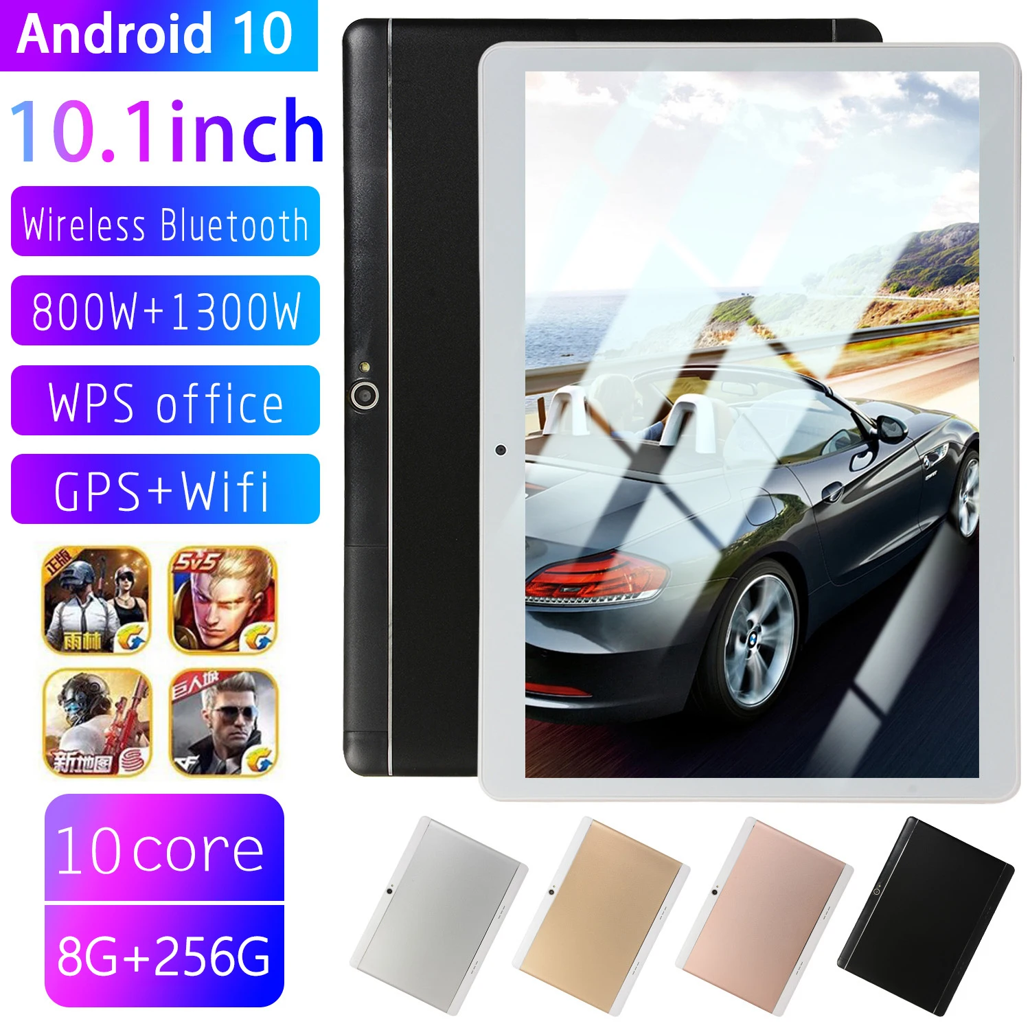 New Edition 10.1 inch tablet Unlocked 4G LTE 8GB RAM 256GB Dual SIM +TF Cards WiFi Android 10.0 GPS Tablet 10.1 Type-C Pad
New Edition 10.1 inch tablet Unlocked 4G LTE 8GB RAM 256GB Dual SIM +TF Cards WiFi Android 10.0 GPS Tablet 10.1 Type-C Pad