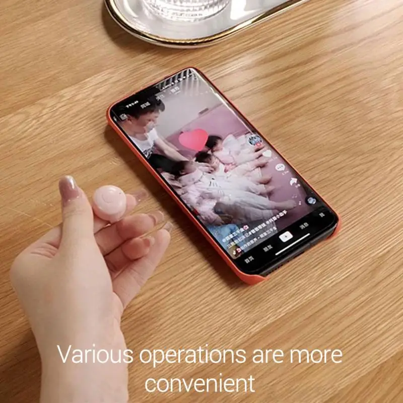 Mobile Phone Remote Control Finger Ring Device Short Video Flipping Bluetooth-compatible Video Controller Fingertip operation
Mobile Phone Remote Control Finger Ring Device Short Video Flipping Bluetooth-compatible Video Controller Fingertip operation