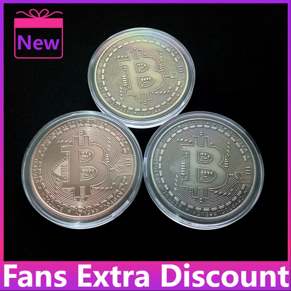 Fashion New Gold Plated Bitcoin Coin Collectible Art Collection Gift Physical commemorative Casascius Bit BTC 1pcs
Fashion New Gold Plated Bitcoin Coin Collectible Art Collection Gift Physical commemorative Casascius Bit BTC 1pcs