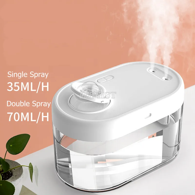1200ML Rechargeable Portable Wireless Air Humidifier USB Ultrasonic Cool Mist Maker with LED Lamp Essential Oil Aroma Diffuser
1200ML Rechargeable Portable Wireless Air Humidifier USB Ultrasonic Cool Mist Maker with LED Lamp Essential Oil Aroma Diffuser