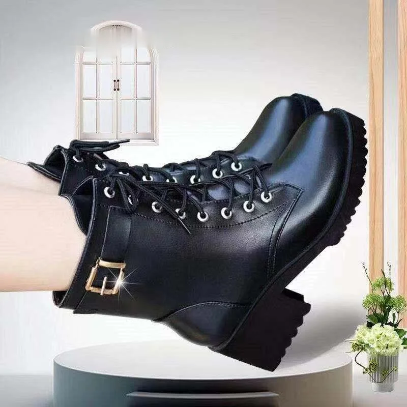 2020 Winter Leather Women Winter Boots Thick Wool Warm Women High-heeled Genuine Boot High-quality Female Snow Boots Women Shoes
2020 Winter Leather Women Winter Boots Thick Wool Warm Women High-heeled Genuine Boot High-quality Female Snow Boots Women Shoes