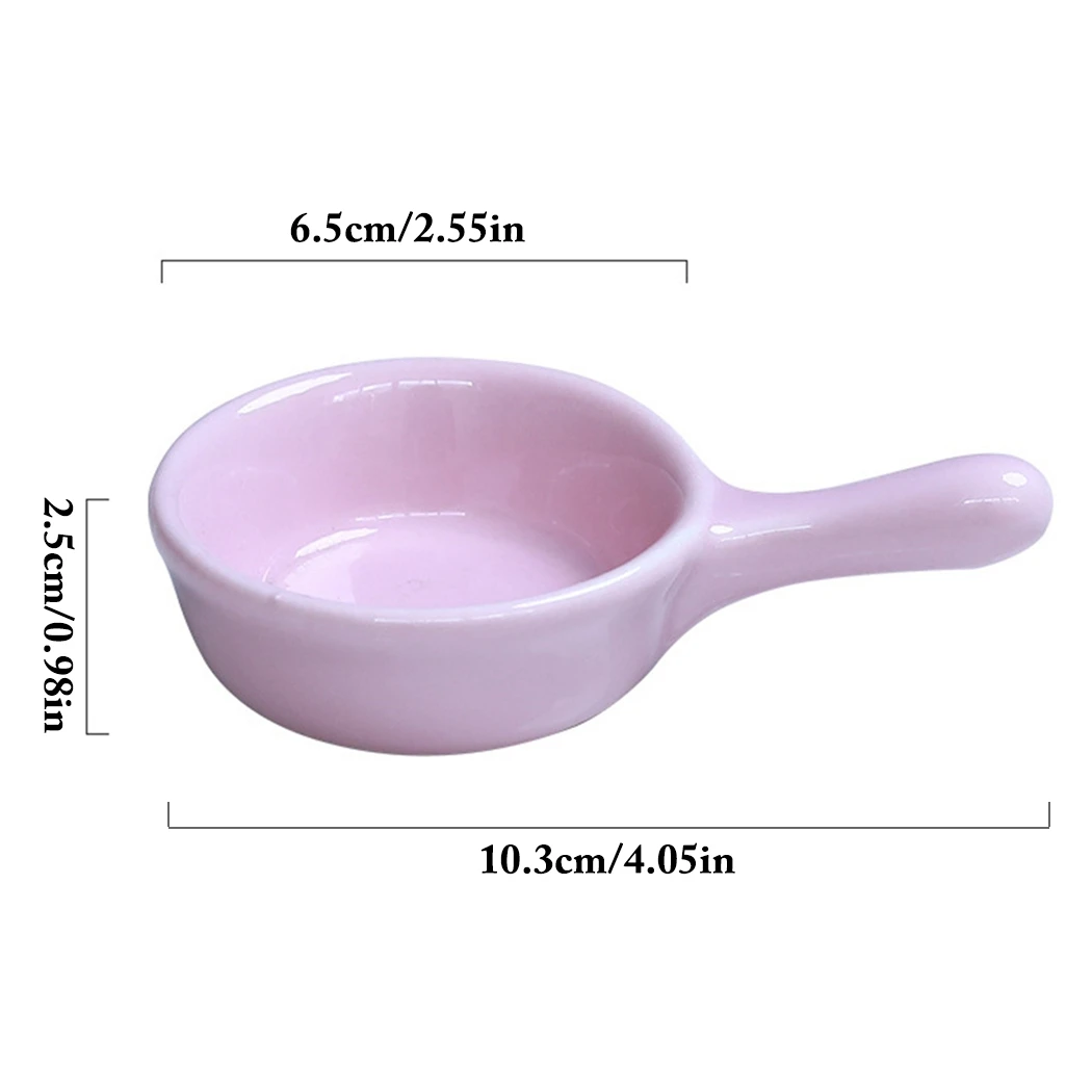 1PC Ceramic Sauce Dish Solid Color Dipping Plate Seasoning Container With Handle Universal Home Restaurant Condiment Bowl
1PC Ceramic Sauce Dish Solid Color Dipping Plate Seasoning Container With Handle Universal Home Restaurant Condiment Bowl