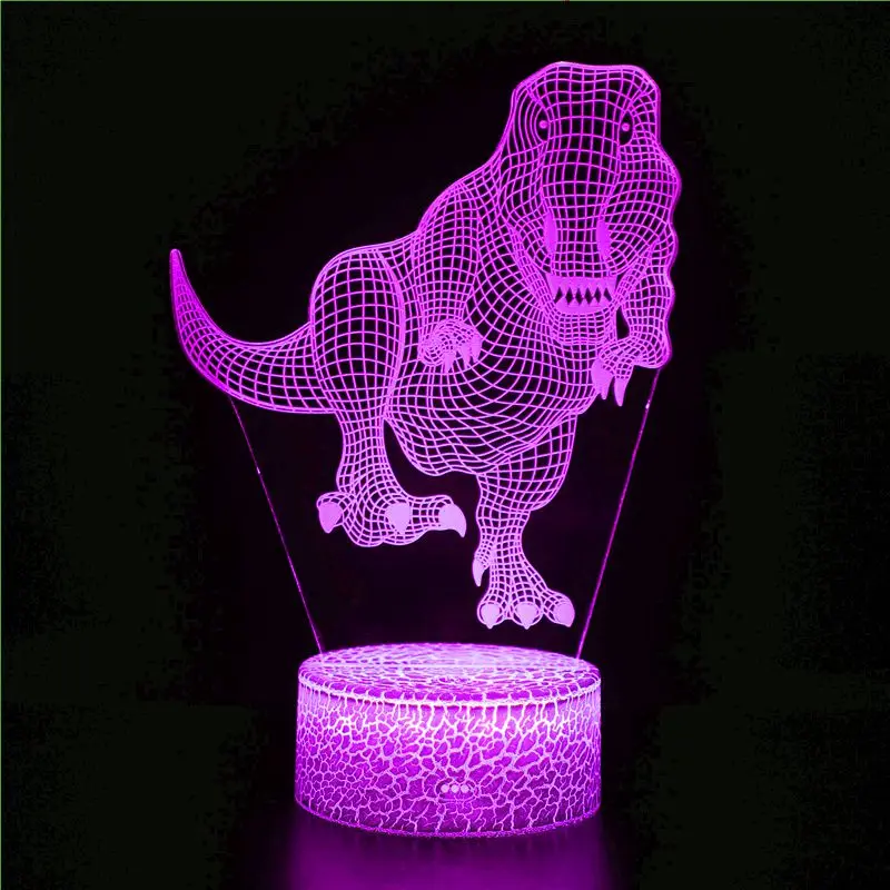 16 colors for Dinosaur King Luminous Night Light Children's Bedroom Decoration Gadgets Creative Gift Valentine's Day Atmosphere
16 colors for Dinosaur King Luminous Night Light Children's Bedroom Decoration Gadgets Creative Gift Valentine's Day Atmosphere
