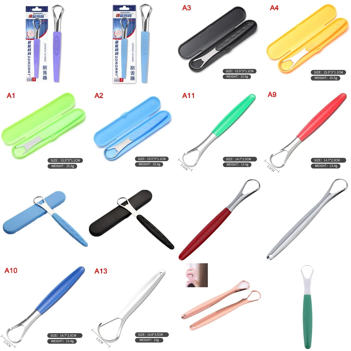 New 1PCS Stainless Steel Tongue Cleaner Scraper Tongue Scraper Reusable Fresh Breath Maker Medical Mouth Brush Oral Hygiene Care
New 1PCS Stainless Steel Tongue Cleaner Scraper Tongue Scraper Reusable Fresh Breath Maker Medical Mouth Brush Oral Hygiene Care