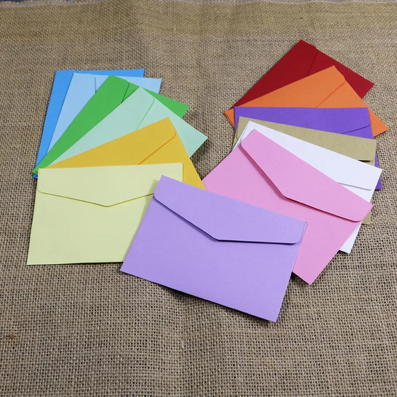 10pcs Small Paper Envelope Candy Colors Postcard Wedding Gift Invitation Envelope Office Stationery Paper Bag 11.5x8cm
10pcs Small Paper Envelope Candy Colors Postcard Wedding Gift Invitation Envelope Office Stationery Paper Bag 11.5x8cm