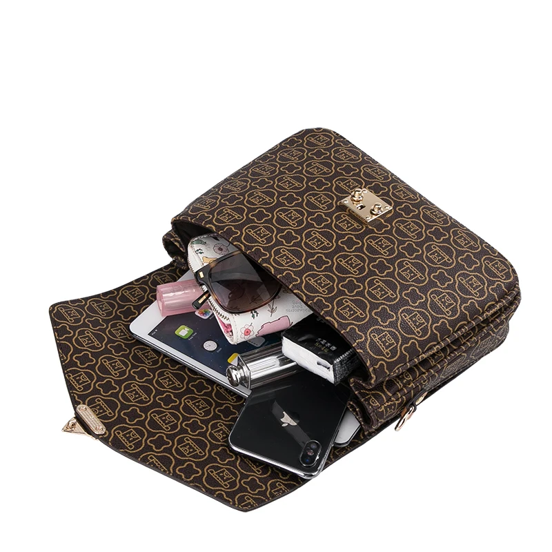 Pu Leather Lock Handbags Original Hand-woven Postman Bag Fashion Luxury Print Contrast Womens Shoulder Crossbody Bags
Pu Leather Lock Handbags Original Hand-woven Postman Bag Fashion Luxury Print Contrast Womens Shoulder Crossbody Bags