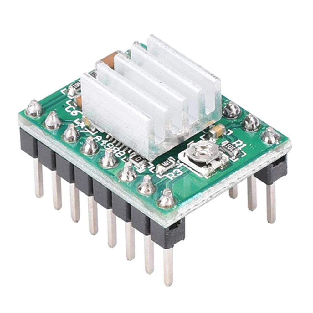 A4988 DRV8825 Stepper Motor Driver with Heat Sink Driver Board for Ramps 1.4 1.6 Mks Gen V1.4 3D Printer Parts Accessories
A4988 DRV8825 Stepper Motor Driver with Heat Sink Driver Board for Ramps 1.4 1.6 Mks Gen V1.4 3D Printer Parts Accessories