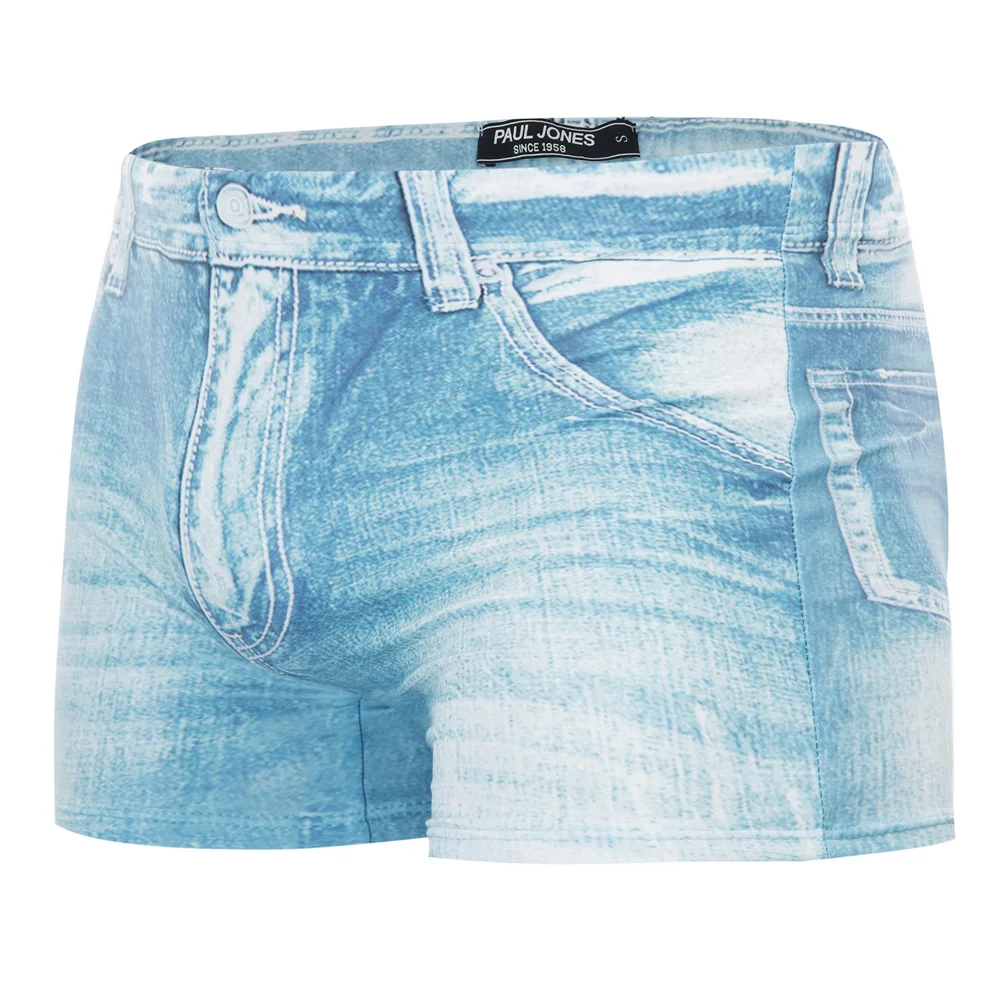 Men Boxers Jeans Pattern Swimming Boxer Mid Waist Sexy Pouch Drawstring Waist Surf Swimwear Beach Holiday Pool Underwear Male
Men Boxers Jeans Pattern Swimming Boxer Mid Waist Sexy Pouch Drawstring Waist Surf Swimwear Beach Holiday Pool Underwear Male