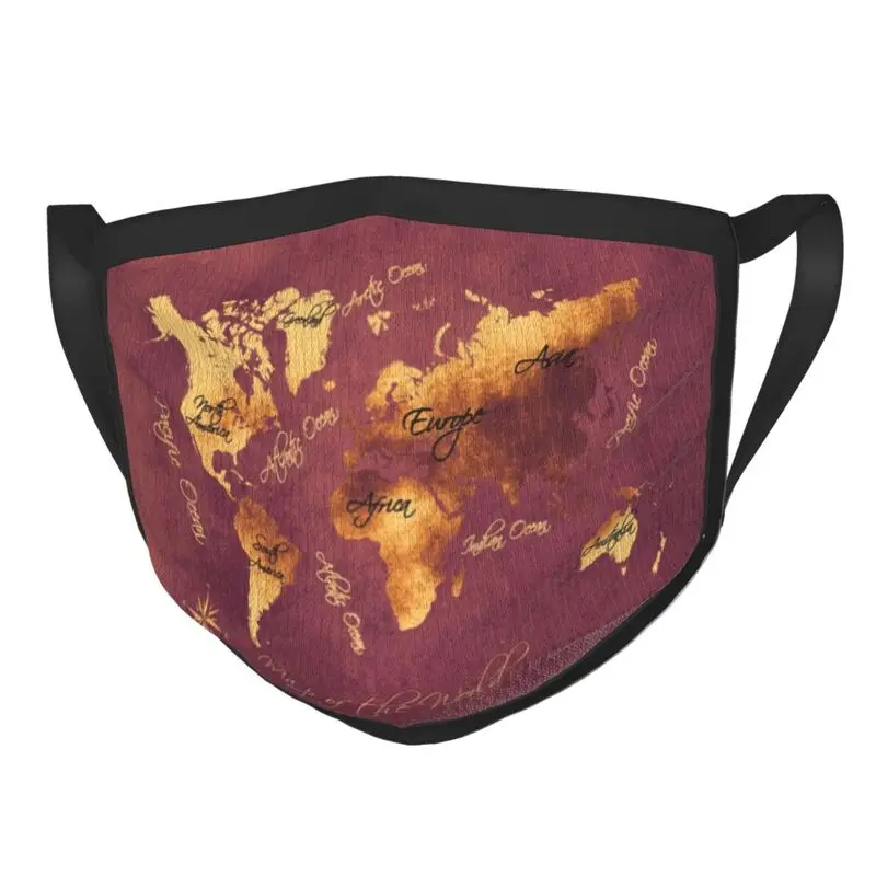 Cool Retro World Map Mask Dustproof Reusable Face Mask Protection Cover Men Women Respirator Mouth Muffle
Cool Retro World Map Mask Dustproof Reusable Face Mask Protection Cover Men Women Respirator Mouth Muffle