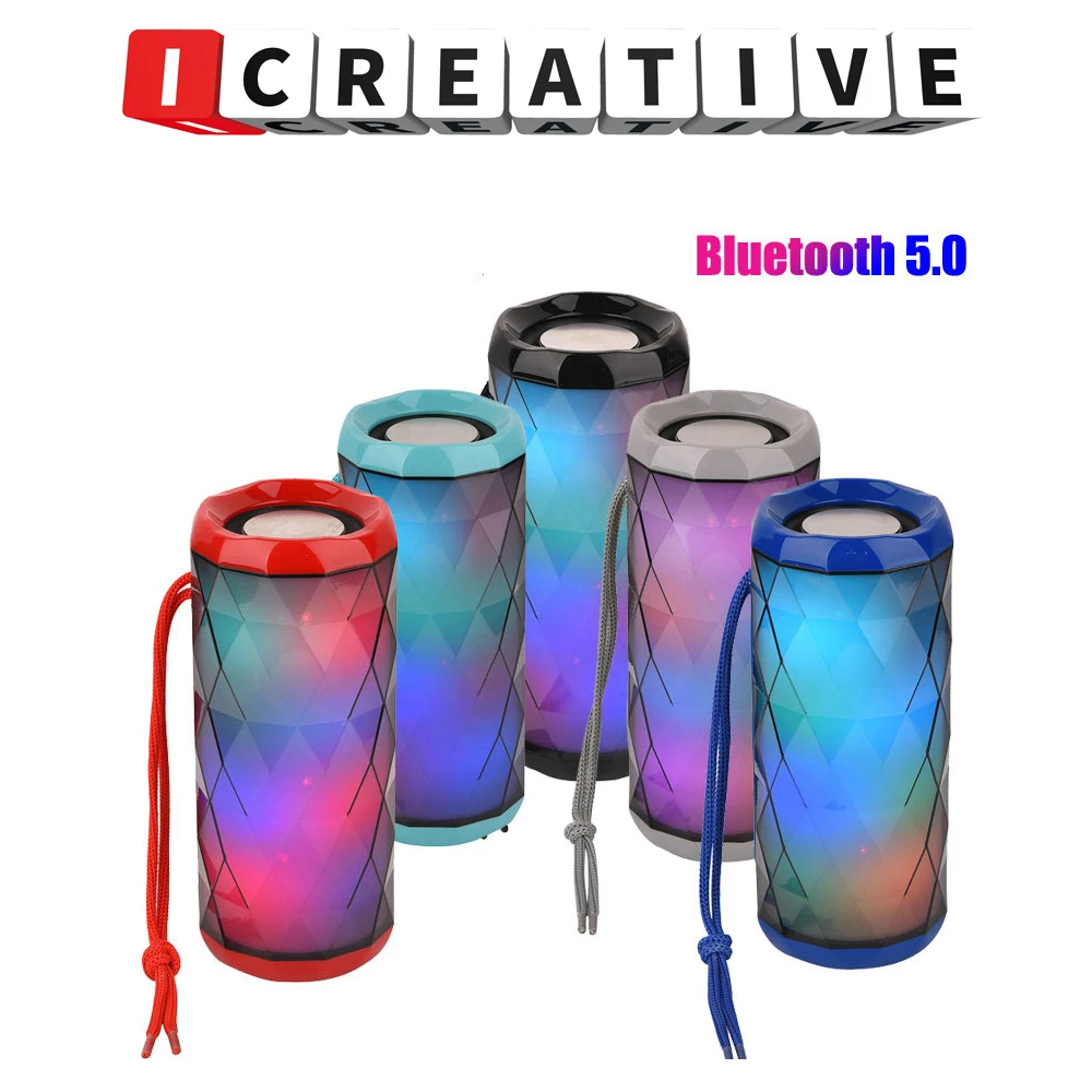 Casaland LED Bluetooth-compatible Speaker Waterproof Portable Wireless 10W Column Subwoofer Support TF AUX USB Handsfree call
Casaland LED Bluetooth-compatible Speaker Waterproof Portable Wireless 10W Column Subwoofer Support TF AUX USB Handsfree call