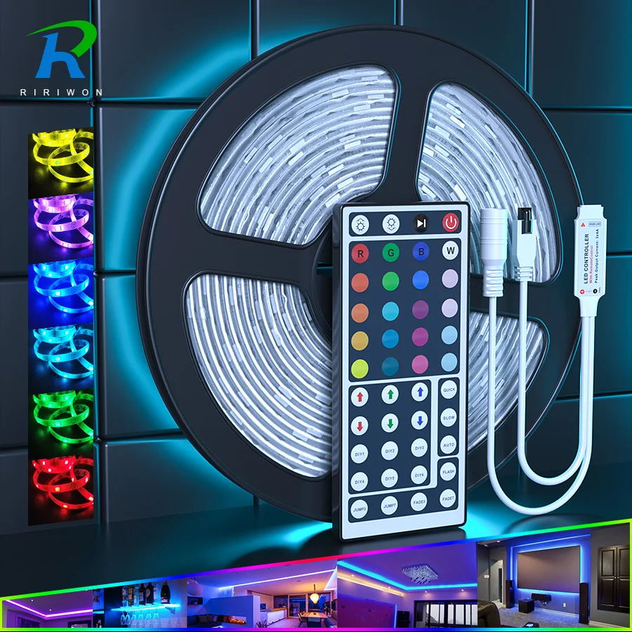 5M 10M LED Strip RGB 5050 DC12V Led Flexible LED Light Strip Waterproof LED Ribbon Tape Diode with Adapter EU US AU UK + Remote
5M 10M LED Strip RGB 5050 DC12V Led Flexible LED Light Strip Waterproof LED Ribbon Tape Diode with Adapter EU US AU UK + Remote
