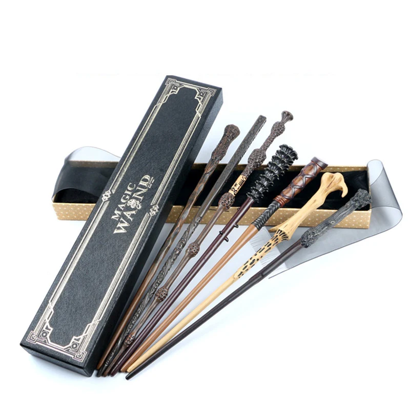 Cosplay 35-40cm Magic Wand Snape Ron Bellatrix Severus Snape Draco Malfoy Wand Metal core Game Prop Collection Toy Stick
Cosplay 35-40cm Magic Wand Snape Ron Bellatrix Severus Snape Draco Malfoy Wand Metal core Game Prop Collection Toy Stick