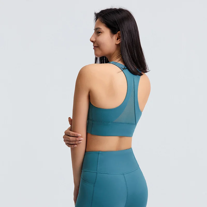 Mesh Patchwork Longer-line Version Fitness Yoga Bras Women Soft Nylon Padded Workout Gym Athletic Sports Bras Tops
Mesh Patchwork Longer-line Version Fitness Yoga Bras Women Soft Nylon Padded Workout Gym Athletic Sports Bras Tops