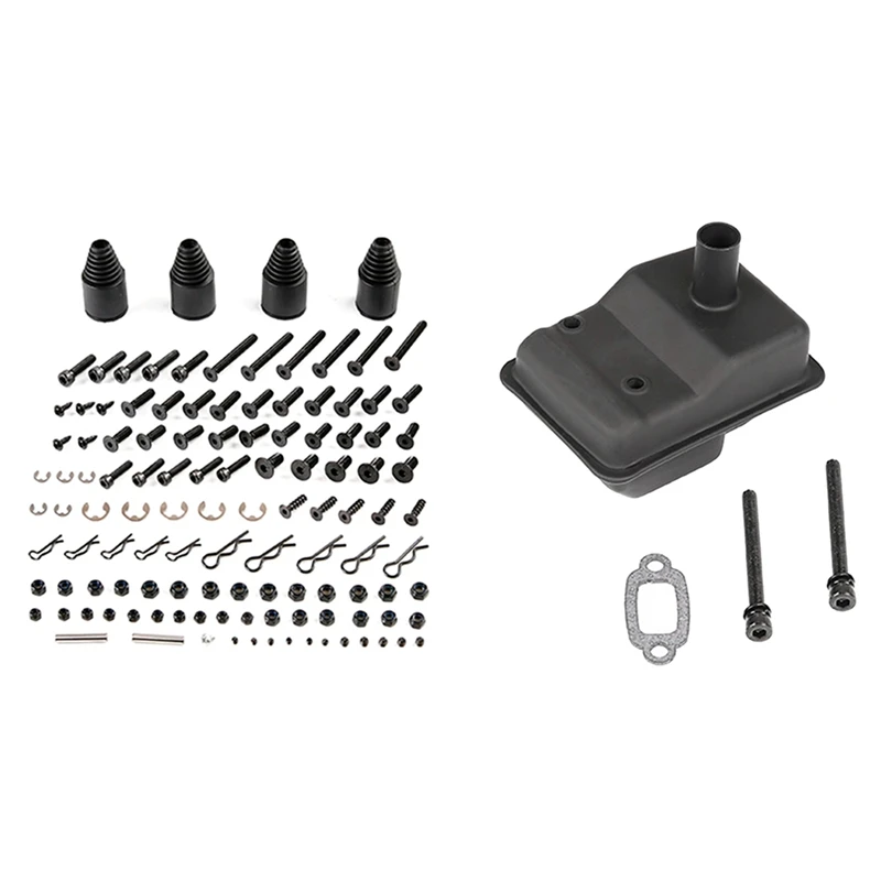 Repair Kits for 1/5 Hpi Baja 5B Parts Rovan Km Rc Car-690112 & Metal Muffler for 23Cc 29Cc 30.5Cc 32.36Cc Engine
Repair Kits for 1/5 Hpi Baja 5B Parts Rovan Km Rc Car-690112 & Metal Muffler for 23Cc 29Cc 30.5Cc 32.36Cc Engine