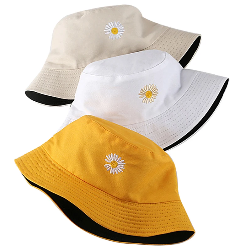 Summer Daisies Bucket Hat Women Fashion Cotton Beach Sun Hats Reversible Floral Hat Fisherman Hat
Summer Daisies Bucket Hat Women Fashion Cotton Beach Sun Hats Reversible Floral Hat Fisherman Hat