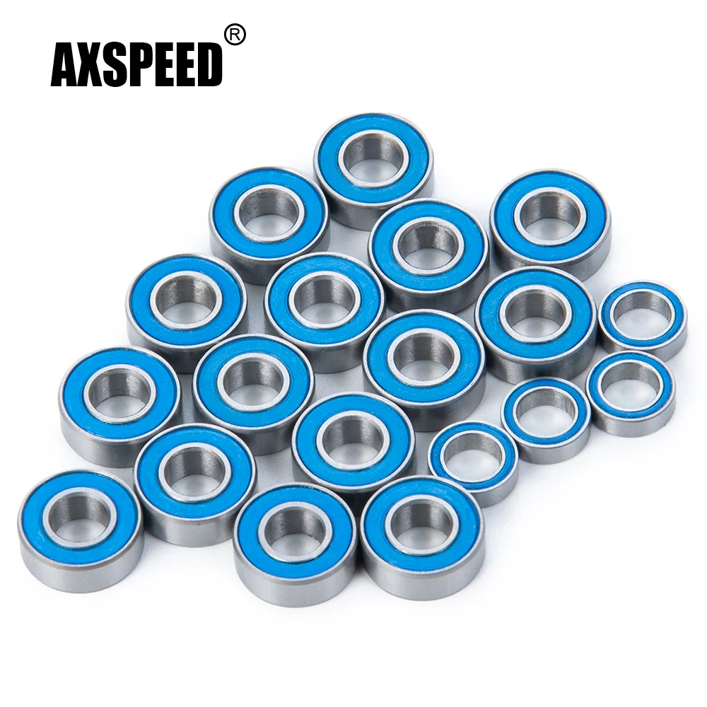 AXSPEED 19Pcs Blue Wheel Hub Sealed Bearing Kit for Traxxas /10 2wd 1/10 RC Crawler Car Model Upgrade Parts
AXSPEED 19Pcs Blue Wheel Hub Sealed Bearing Kit for Traxxas /10 2wd 1/10 RC Crawler Car Model Upgrade Parts