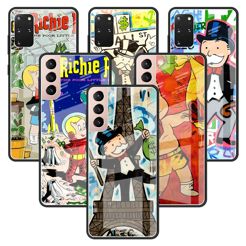 Glass Case For Samsung Galaxy S21 Ultra S20 FE S10 Plus S9 Note 20 10 Lite 9 S8 S10e Back Phone Cover Funda Dollar Alec Monopoly
Glass Case For Samsung Galaxy S21 Ultra S20 FE S10 Plus S9 Note 20 10 Lite 9 S8 S10e Back Phone Cover Funda Dollar Alec Monopoly