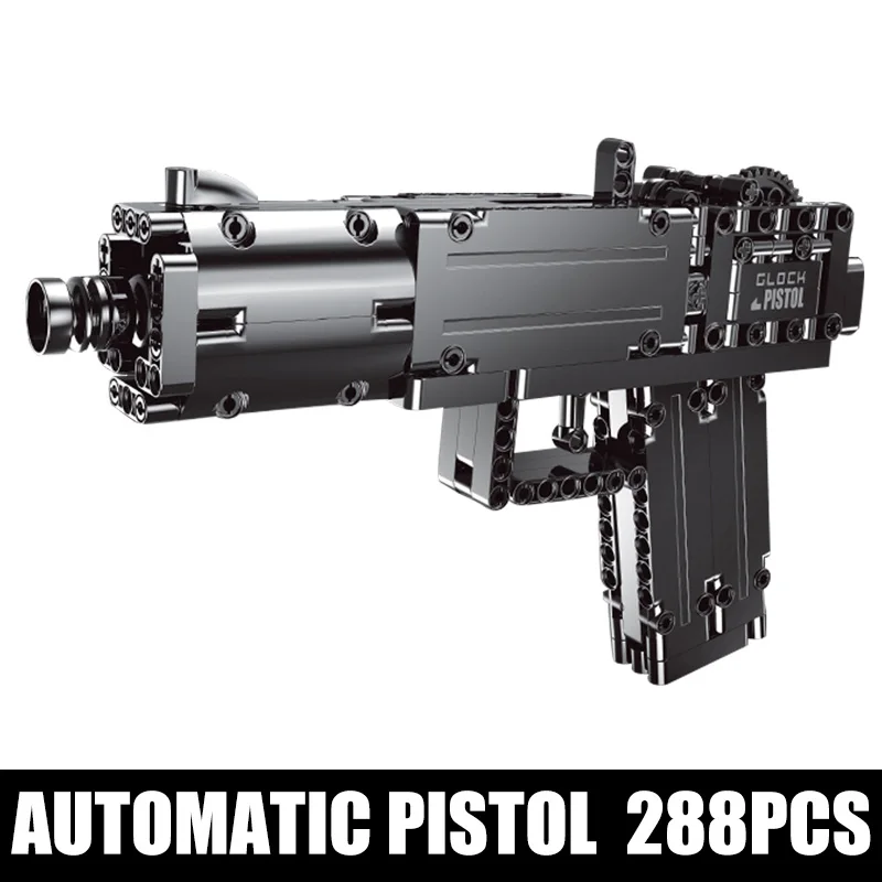IN Stock 288 PCS 14008 Glock Automatic Pistol Gun Toys Building Blocks Assembled Bricks Sets Creator Model Gifts for Boys Kids
IN Stock 288 PCS 14008 Glock Automatic Pistol Gun Toys Building Blocks Assembled Bricks Sets Creator Model Gifts for Boys Kids