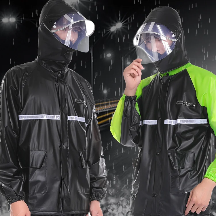 

Aesthetic Raincoat Men Waterproof Hoodie High Quality Hiking Raincoat Camping Torrential Rain Regenjacke Outdoor Product