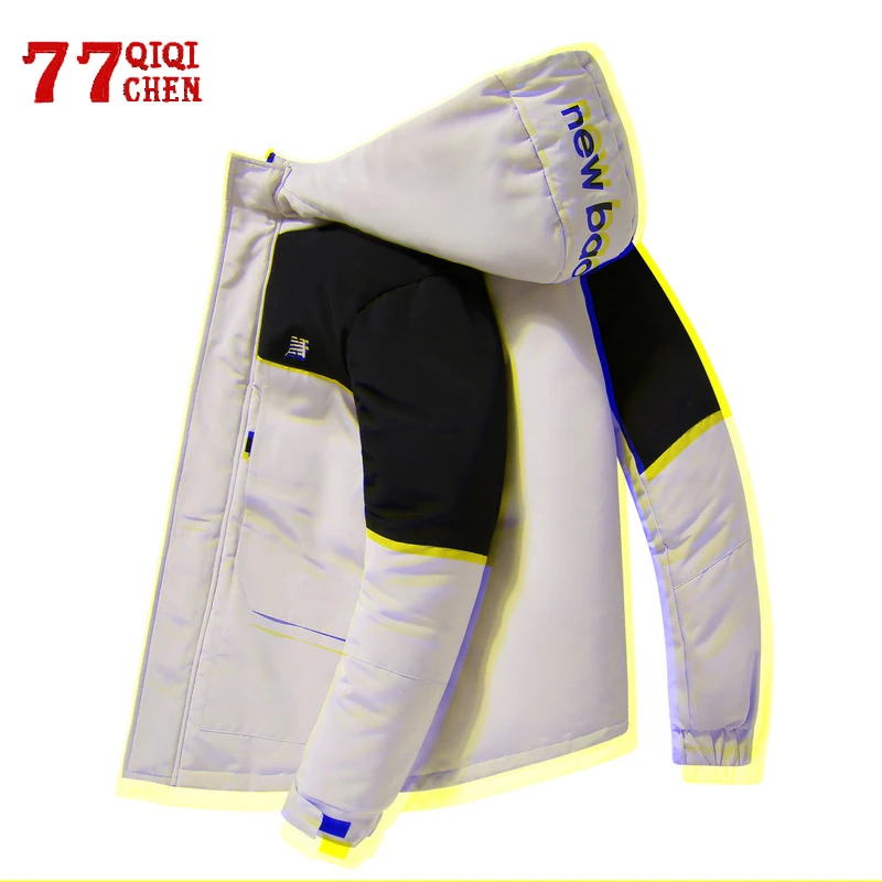 90White Duck Down Parka Men Winter Wram Hooded Jacket -30 Degree Patchwork Coat Male Casual Men's Mid-length outdoor Windbreaker
90White Duck Down Parka Men Winter Wram Hooded Jacket -30 Degree Patchwork Coat Male Casual Men's Mid-length outdoor Windbreaker