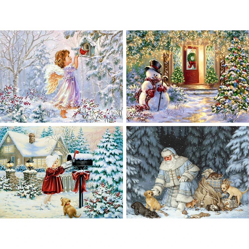 Diy Diamond Painting Christmas Landscape Full Round/square Drill Mosaic Embroidery Scenery Snow Cross Stitch Holiday Decor Gifts
Diy Diamond Painting Christmas Landscape Full Round/square Drill Mosaic Embroidery Scenery Snow Cross Stitch Holiday Decor Gifts