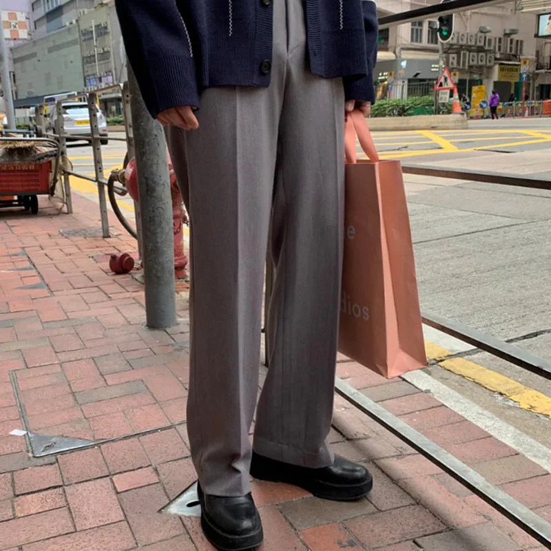 IEFB men's clothing Korean suit pants loose stright trousers for male loose autumn wide leg casual bottoms all-match trend Y4294
IEFB men's clothing Korean suit pants loose stright trousers for male loose autumn wide leg casual bottoms all-match trend Y4294