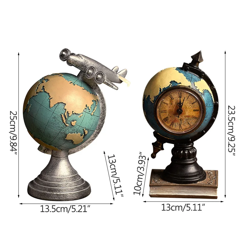 Nordic Vintage Tellurion Sculpture Figurine Creative Resin Modern Figurine Ornament Home Decoration Accessories Desktop Decor 
Nordic Vintage Tellurion Sculpture Figurine Creative Resin Modern Figurine Ornament Home Decoration Accessories Desktop Decor