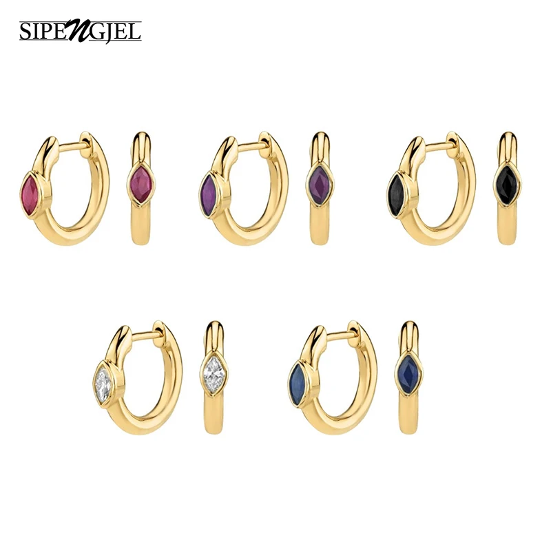 SIPENGJEL Fashion Huggie Ear Piercing Small Hoop Earrings For Women Elegant Colored Earrings Summer Accessories Gifts 2021
SIPENGJEL Fashion Huggie Ear Piercing Small Hoop Earrings For Women Elegant Colored Earrings Summer Accessories Gifts 2021