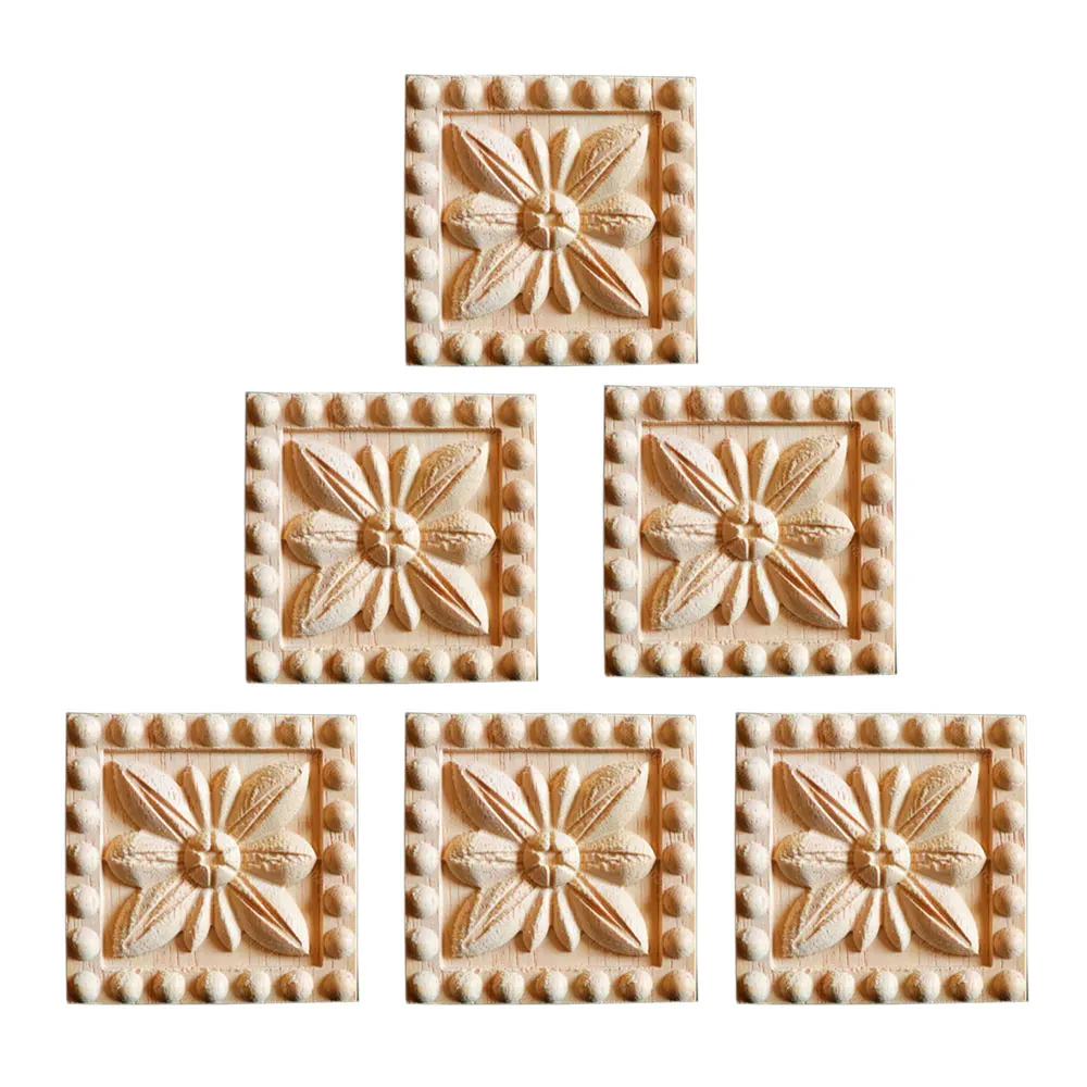 European Carved Unpainted Retro Wood Mouldings Wood Applique Wood Decal Square Rubber Wood Home Furniture Walls Door Accessories
European Carved Unpainted Retro Wood Mouldings Wood Applique Wood Decal Square Rubber Wood Home Furniture Walls Door Accessories