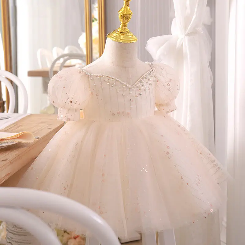 Girl Kid'S Dress For New Year 2022 Princess Dresses Baby'S First Birthday Children'S High-End Foreign Style Party Skirt
Girl Kid'S Dress For New Year 2022 Princess Dresses Baby'S First Birthday Children'S High-End Foreign Style Party Skirt