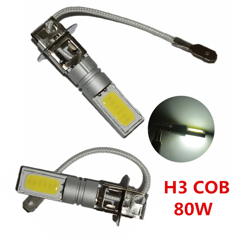 2X H3 80W High Power COB LED Car Fog Tail Headlight Driving Lamp DRL Bulb Daytime Running Reverse Tail LED Lamp H3 COB 80W 6000K
2X H3 80W High Power COB LED Car Fog Tail Headlight Driving Lamp DRL Bulb Daytime Running Reverse Tail LED Lamp H3 COB 80W 6000K