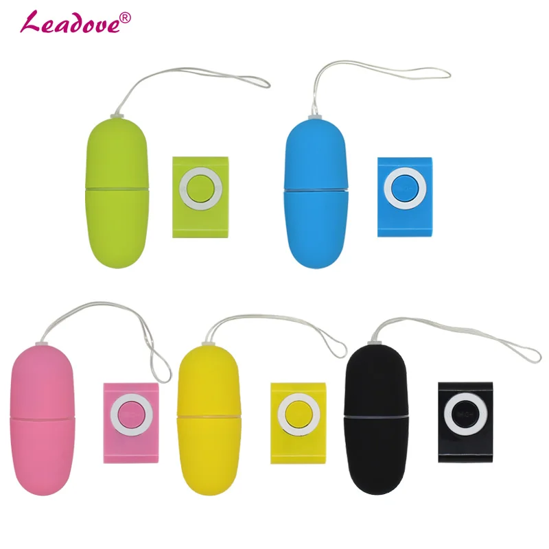 

5 Colors 20 Speeds Vibration Wireless Vibrating MP3 Sex Love Eggs Remote Control Vibrator Adult Sex Toy for Woman TD0062