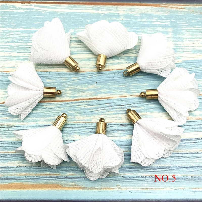 10Pcs Mixed Color Gold Alloy Caps Flower Tassels Charms For DIY Handmade Earrings Necklace Jewelry Findings Making
10Pcs Mixed Color Gold Alloy Caps Flower Tassels Charms For DIY Handmade Earrings Necklace Jewelry Findings Making