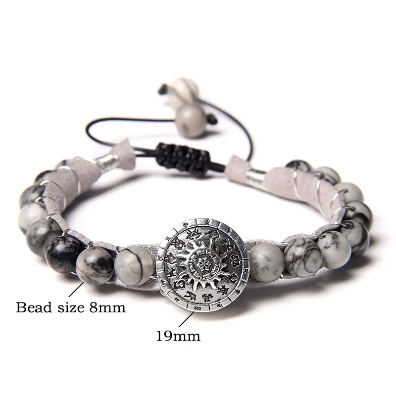 Manly New 8MM Natural Black Lava Braided Men Bracelets Bull Charms Punk 12 Styles Adjustable Bracelets Fashion Jewelry Mens Gift 
Manly New 8MM Natural Black Lava Braided Men Bracelets Bull Charms Punk 12 Styles Adjustable Bracelets Fashion Jewelry Mens Gift