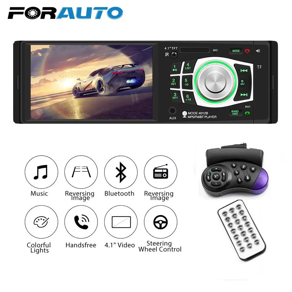 12 В 4012B 7 цветов подсветка аудио радио FM Авто аксессуары TF USB AUX поддержка 4,1 "Автомобильный MP5 плеер Bluetooth стерео в-тире
12 В 4012B 7 цветов подсветка аудио радио FM Авто аксессуары TF USB AUX поддержка 4,1 "Автомобильный MP5 плеер Bluetooth стерео в-тире