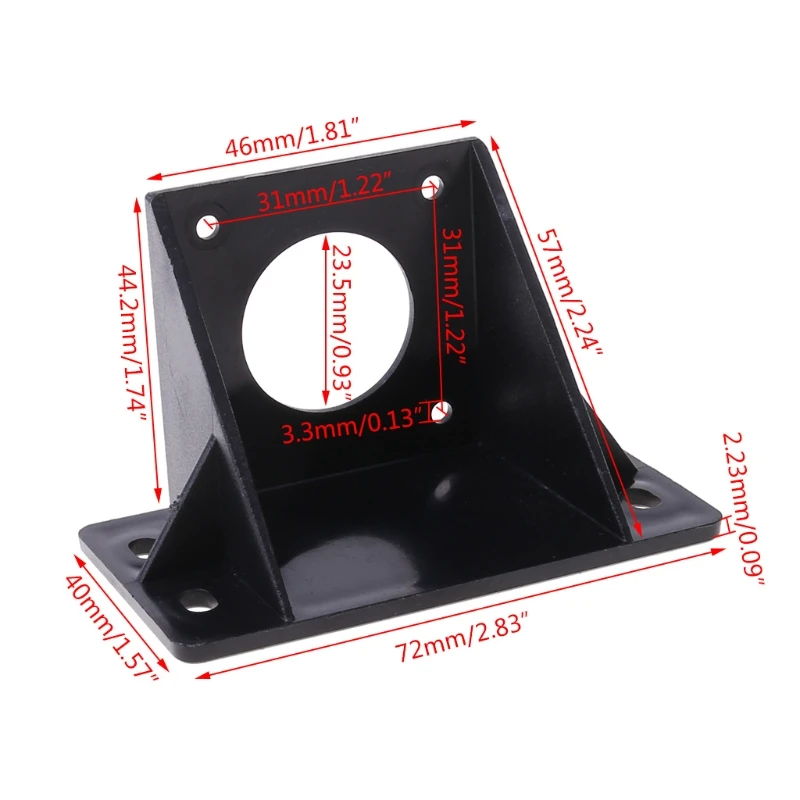NEMA 17 Steppr Motor Accessories Plastic Bracket Support Mounting L Type Bracket Mount 42 Stepping Stepper Motor Nema17 Motor Ho 
NEMA 17 Steppr Motor Accessories Plastic Bracket Support Mounting L Type Bracket Mount 42 Stepping Stepper Motor Nema17 Motor Ho