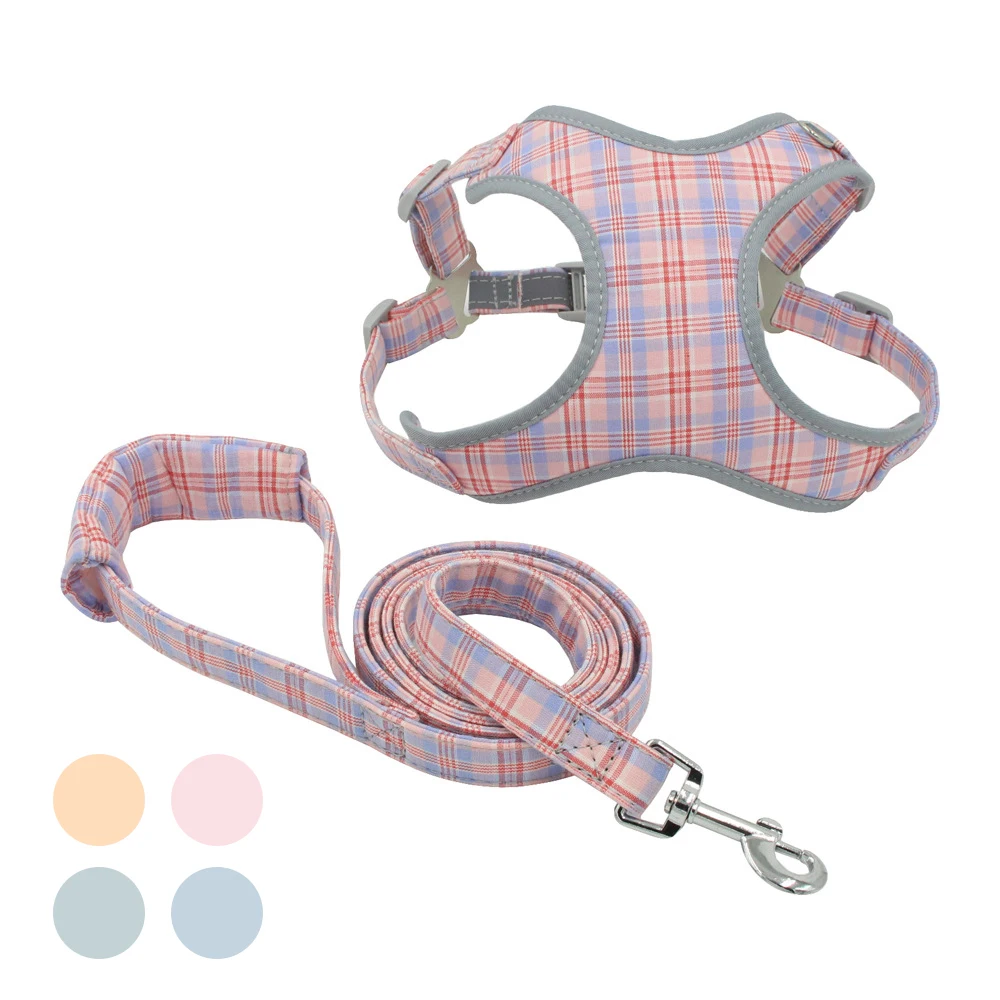 New Reflective Pet Chest Adjustable Harness Large Medium and Small Vest-style Dog Harness Lattice Dog Leash
New Reflective Pet Chest Adjustable Harness Large Medium and Small Vest-style Dog Harness Lattice Dog Leash