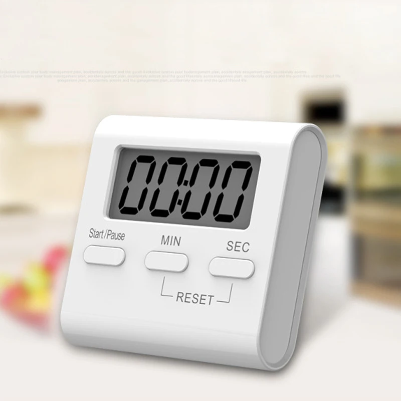 1Pcs LCD Digital Kitchen Countdown Cooking Tools Student Magnetic Timer Kitchen Gadgets Reminder Count UP Alarm Clock
1Pcs LCD Digital Kitchen Countdown Cooking Tools Student Magnetic Timer Kitchen Gadgets Reminder Count UP Alarm Clock