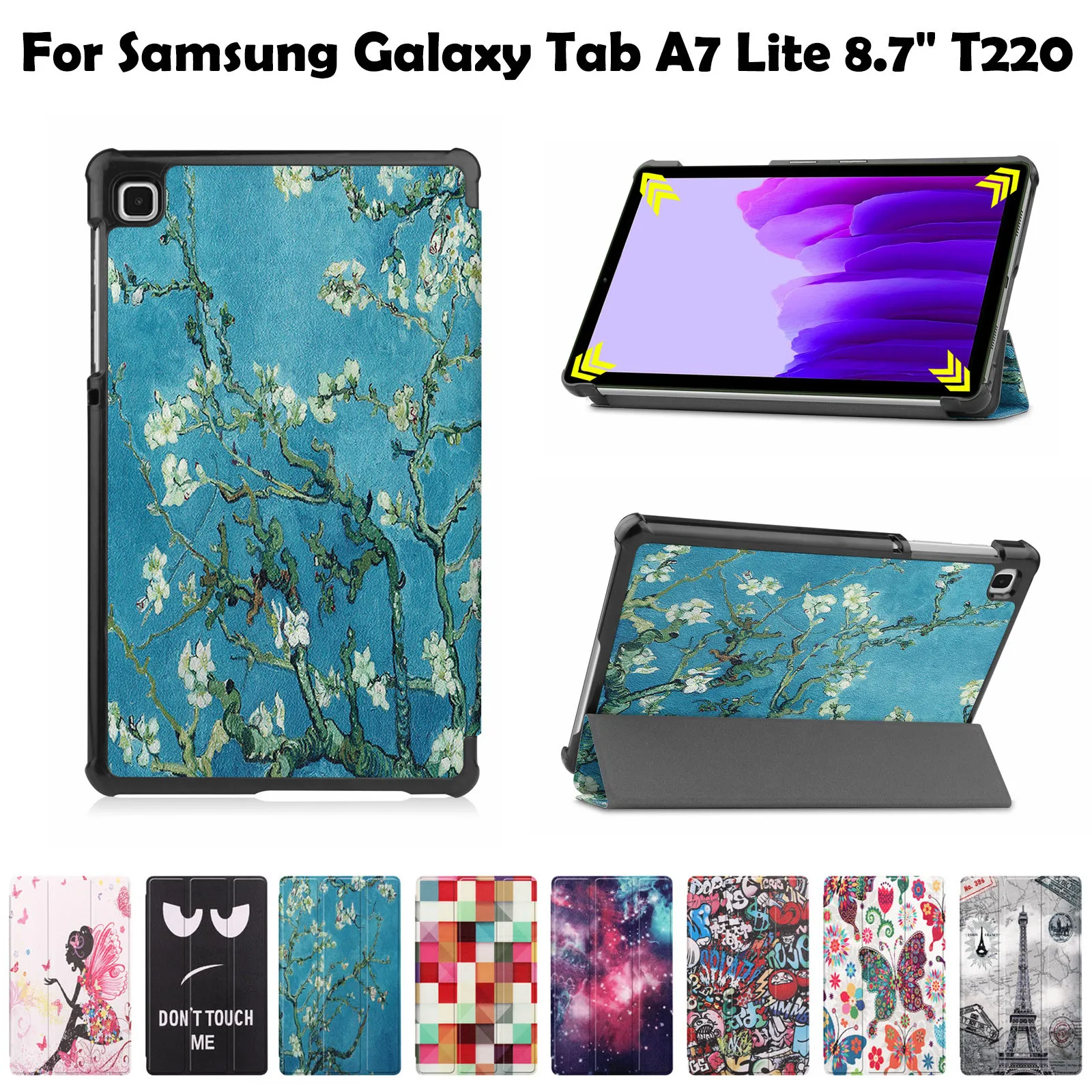 Tablet Case For Samsung Galaxy Tab A7 Lite 8.7in T220 T225 Luxury Leather Stand Cover Slim Lightweight Smart Shell Stand Cover
Tablet Case For Samsung Galaxy Tab A7 Lite 8.7in T220 T225 Luxury Leather Stand Cover Slim Lightweight Smart Shell Stand Cover